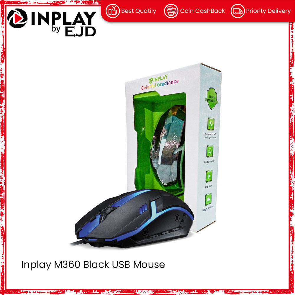 Inplay M360 | USB Mouse | Inplay by EJD. 