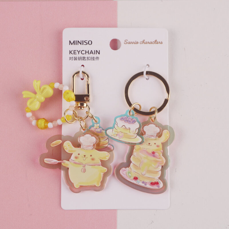 Miniso MINISO Sanrio Photo Frame Keychain Cinnamoroll Babycinnamoroll