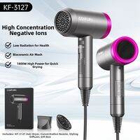 CONFU | Home Use Negative Ion Salon Grade High Power Cold and Hot Air Hair Dryer for Hair Protection and Health