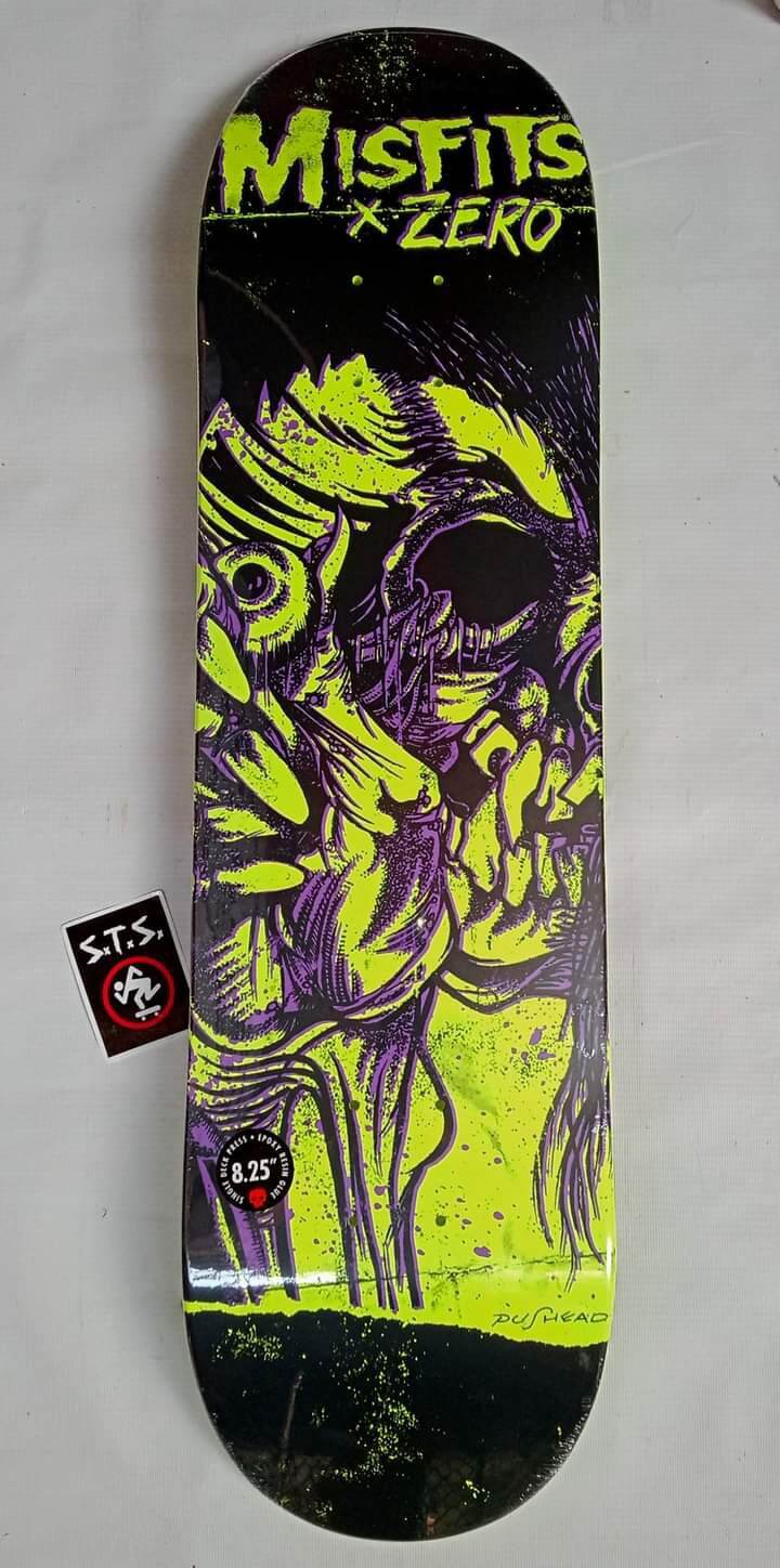 SKATEBOARD DECK ZERO X MISFITS with free MOB griptape Lazada PH