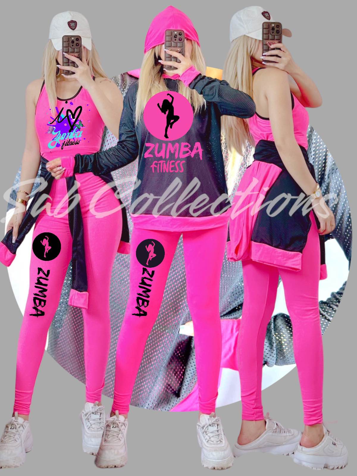 3in1 QUEEN ZUMBA OUTFIT TERNO LEGGINGS WITH COVER UP