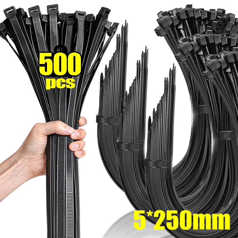 Aroono 20-Pack Green Nylon Zip Ties – 16 Inch Heavy Duty, 40 Lbs Tensile Strength, UV Resistant, Self-Locking – For Outdoor Use, Garden, Fencing & Cable Management