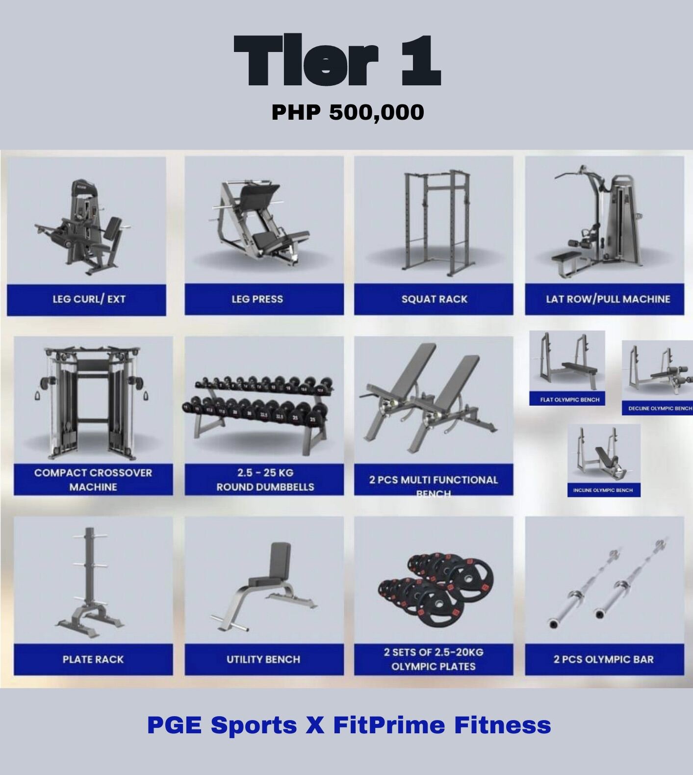 Commercial Gym Equipment Package Lazada PH