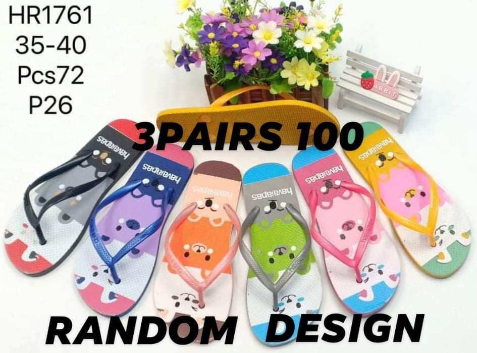 3Pairs 100 Slippers For Women Lazada PH