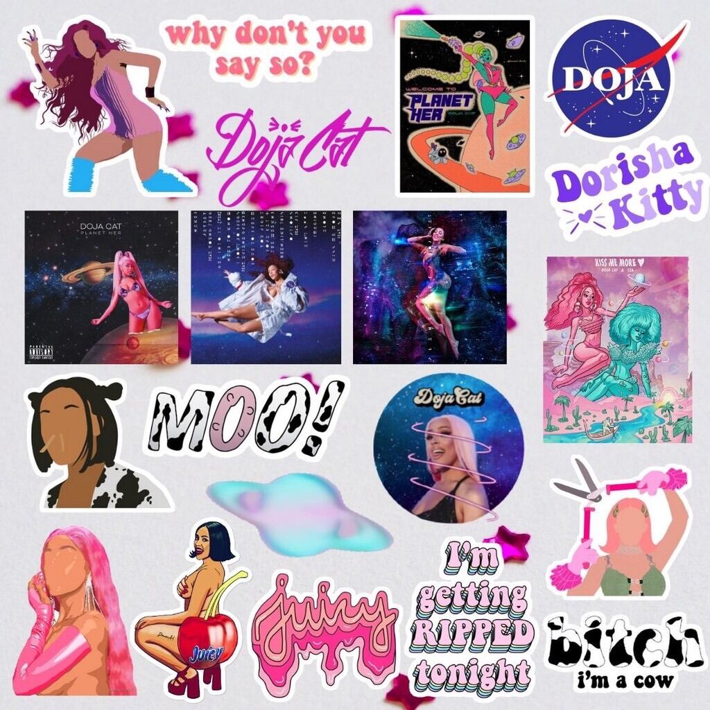 Doja Cat Vinyl Sticker Set 20pcs | Lazada PH