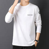 Bin Geo Bolo | Long Sleeve Cotton Mens T-Shirt V-Neck Button Casual Youth Loose Fashion
