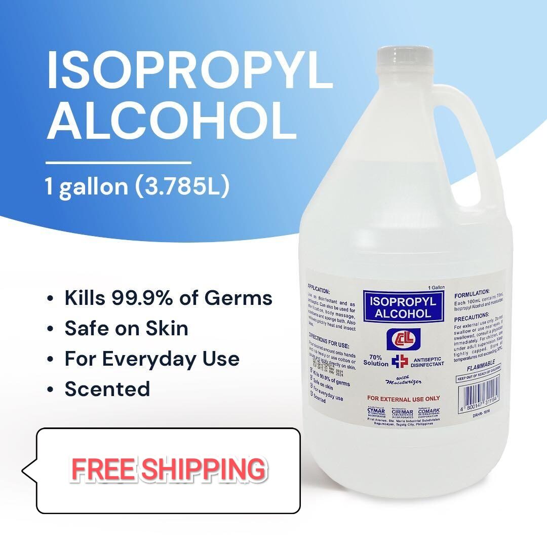 Gq2 Shop Cl Isopropyl Alcohol 70 Solution Antisepticdisinfectant With Moisturizer Gallon 3 2820