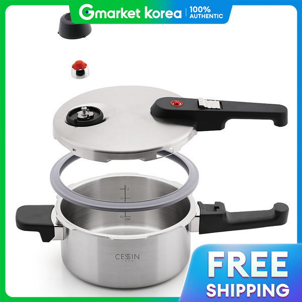 Queen Sense | Queensense Induction Compatible Full 5-Ply Stainless Steel Pressure Cooker 3L (Weighted Type) Cessin - Brand Queen Sense Presyo 6,149 Piso*Libreng Shipping