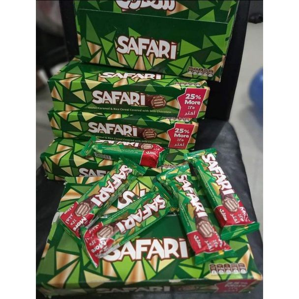 safari chocolate bar green
