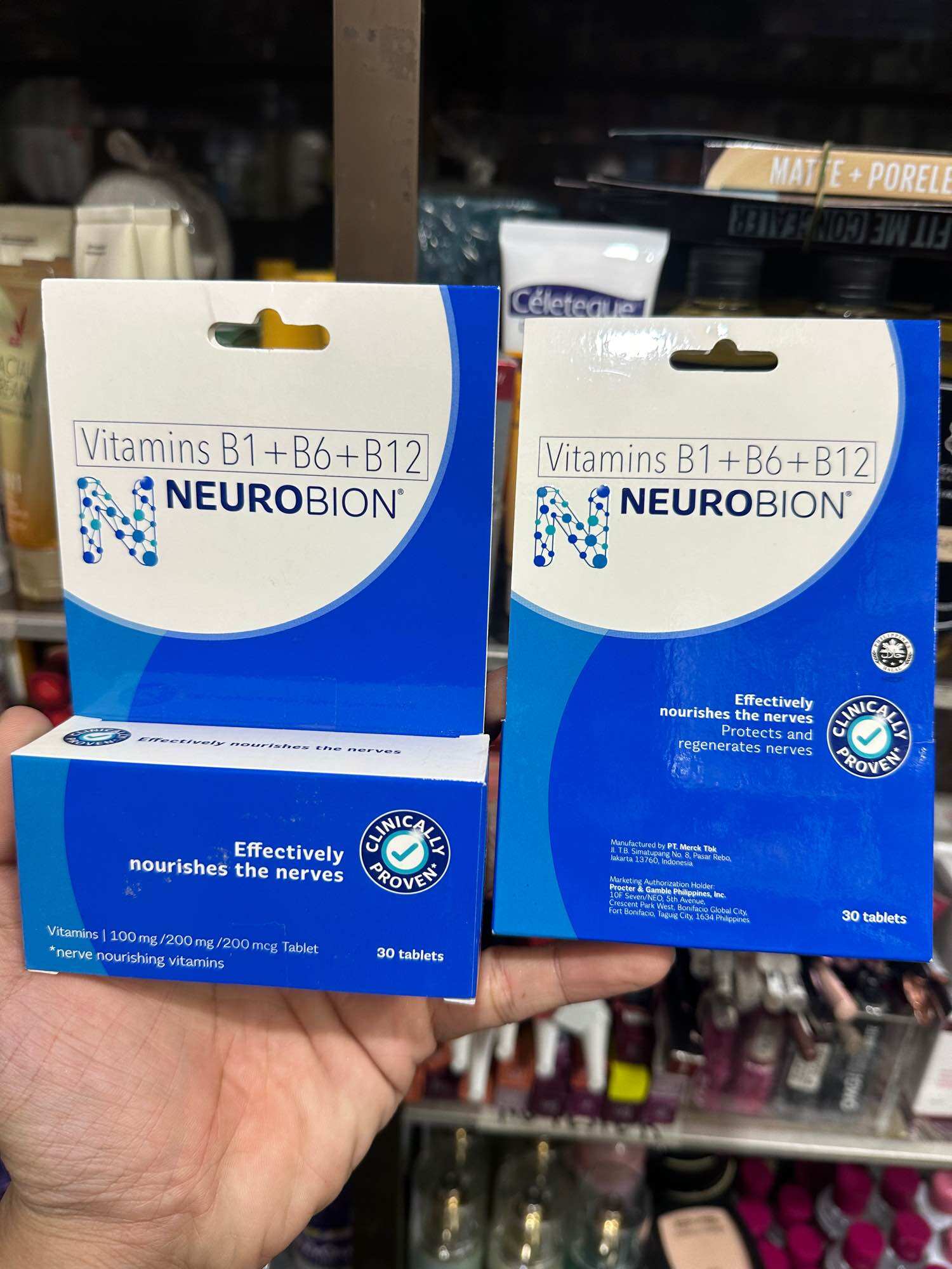 Vitamins B1+B6+B12 Neurobion (30 tablets) 20s 10s and 100 tablets ...