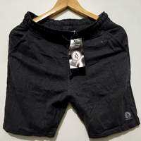 Volcom Cotton Shorts - Elastic Waistband Drawstring - Casual Sports Wear - Blue