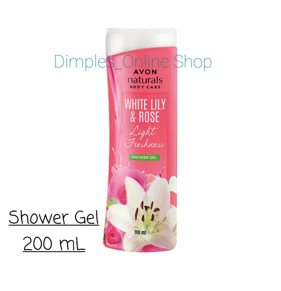 AVON NATURALS White Lily & Rose Shower Gel 200 mL Lazada PH