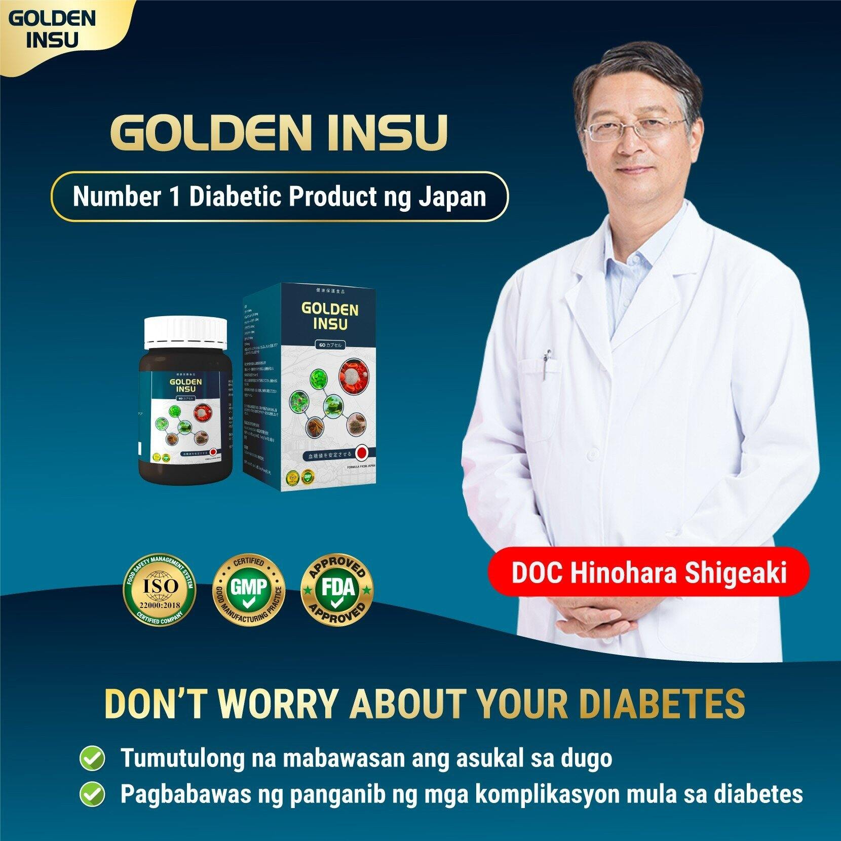 ORIGINAL GOLDEN INSU FDA Approved and Japan's No.1 Diabetes Pill now in ...