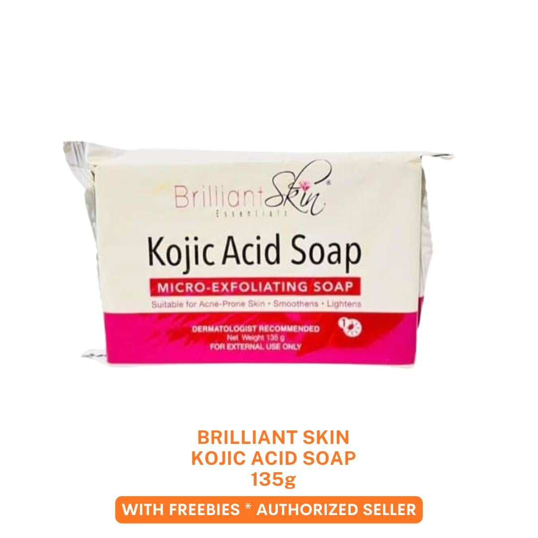 Brilliant Skin Kojic Acid Soap MicroExfoliating 135g New Packaging