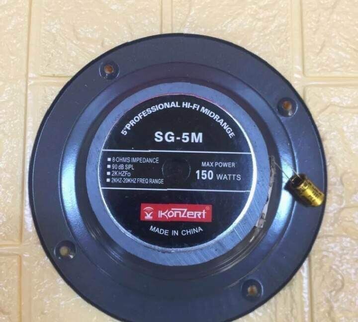 HEAVY DUTY MIDRANGE SPEAKER (SG5) with FREE CAPACITOR Lazada PH