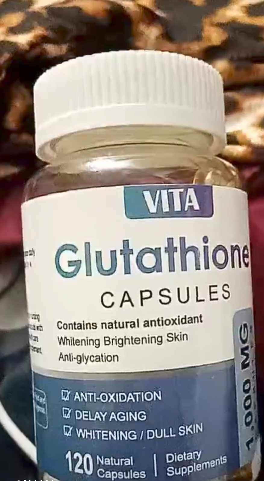 ORIGINAL GLUTATHIONE & COLLAGEN 120capsule VITA 1000mg whitening  brightening skin Glutathione And Collagen Capsules 120 Capsule Formulation  - Lazada | Lazada PH