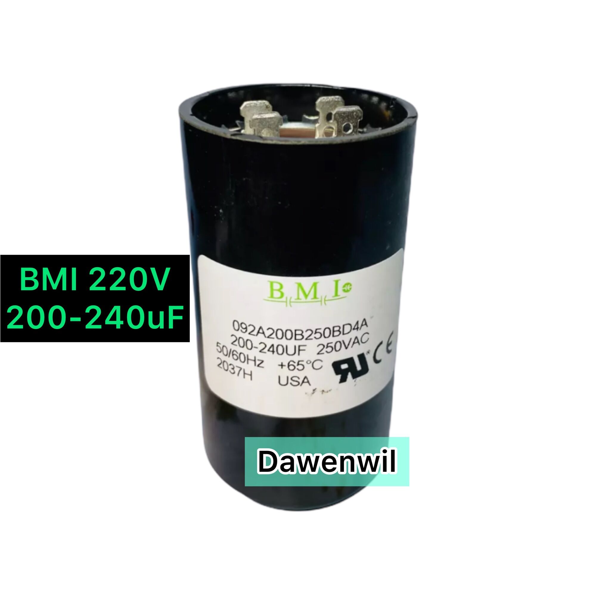 BMI 200240uF Starting Capacitor Made in USA DAWENWIL ONLINE SHOP