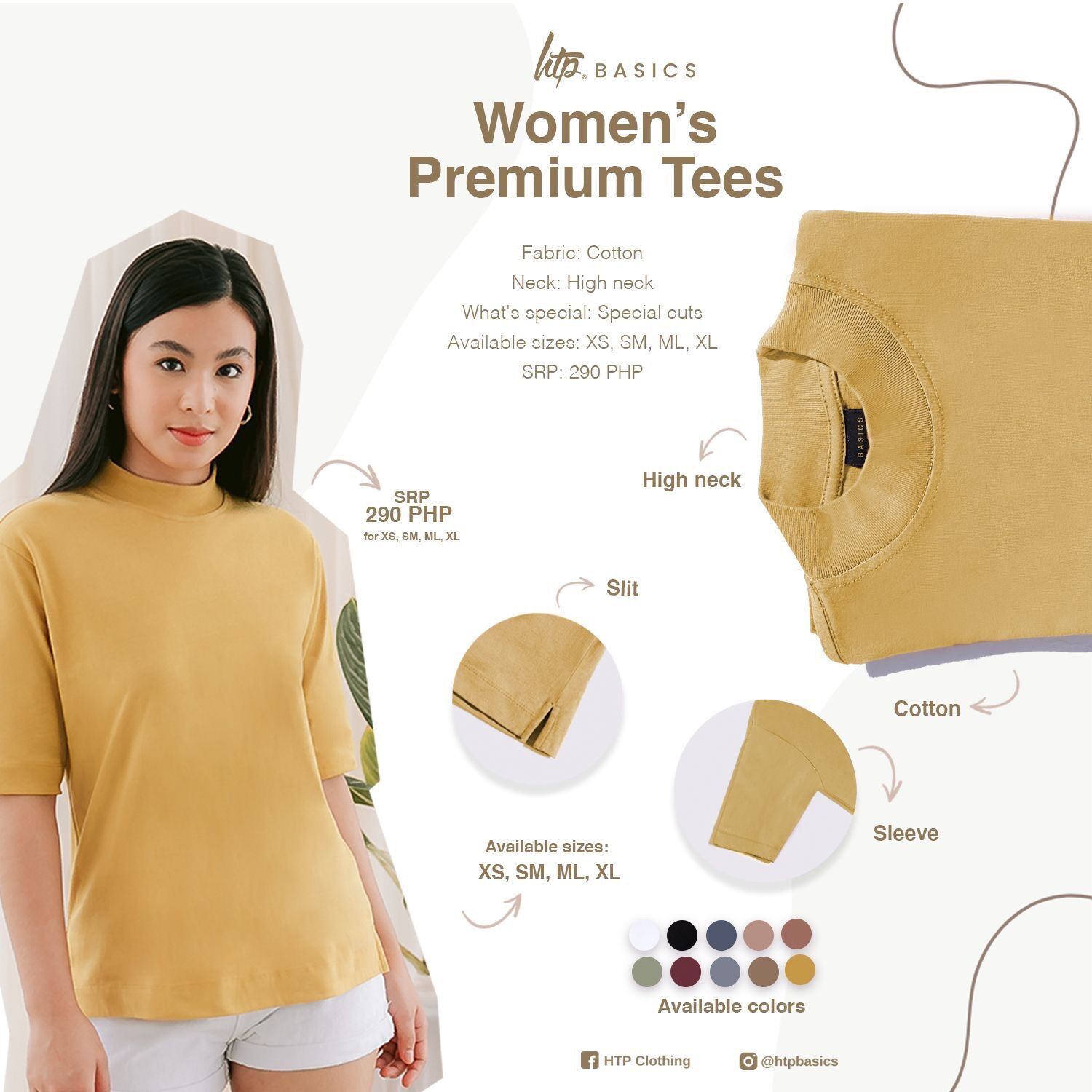 HTP Women's Premium Basic Tees | Lazada PH