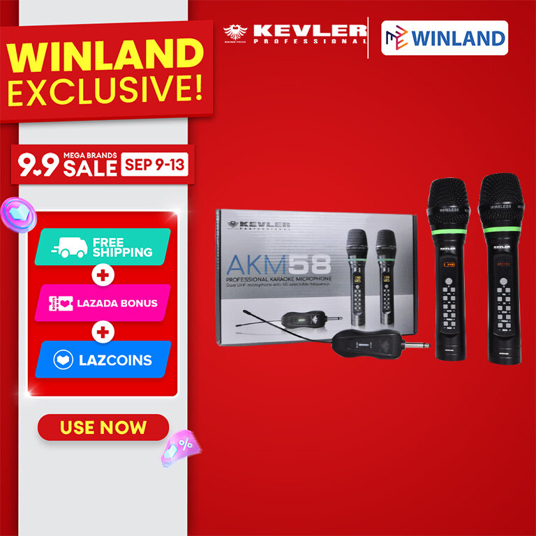 2022 Kevler Wireless Karaoke Microphone AKM-58 (WINLAND)