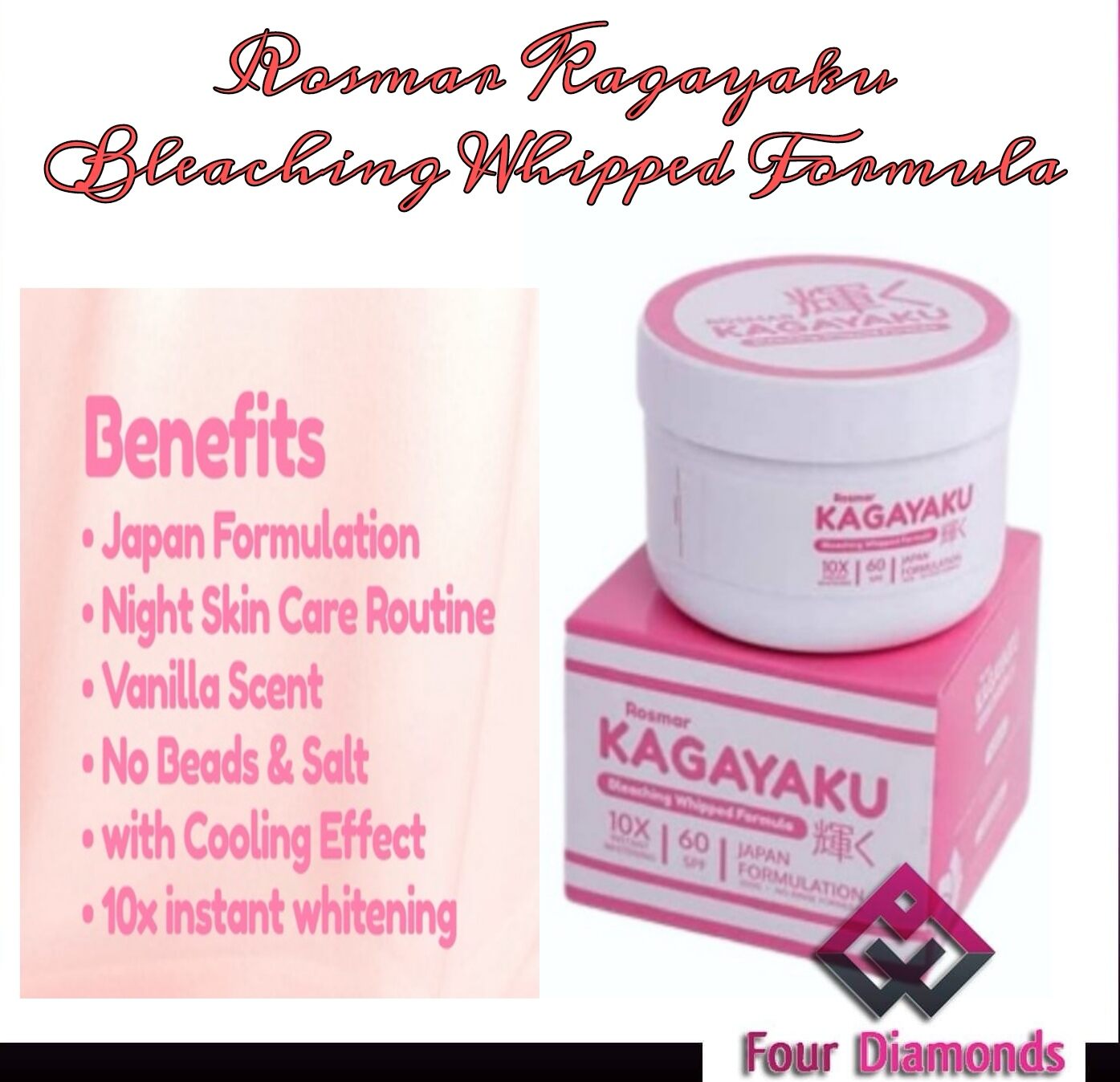 ROSMAR KAGAYAKU BLEACHING WHIPPED CREAM FORMULA | Lazada PH