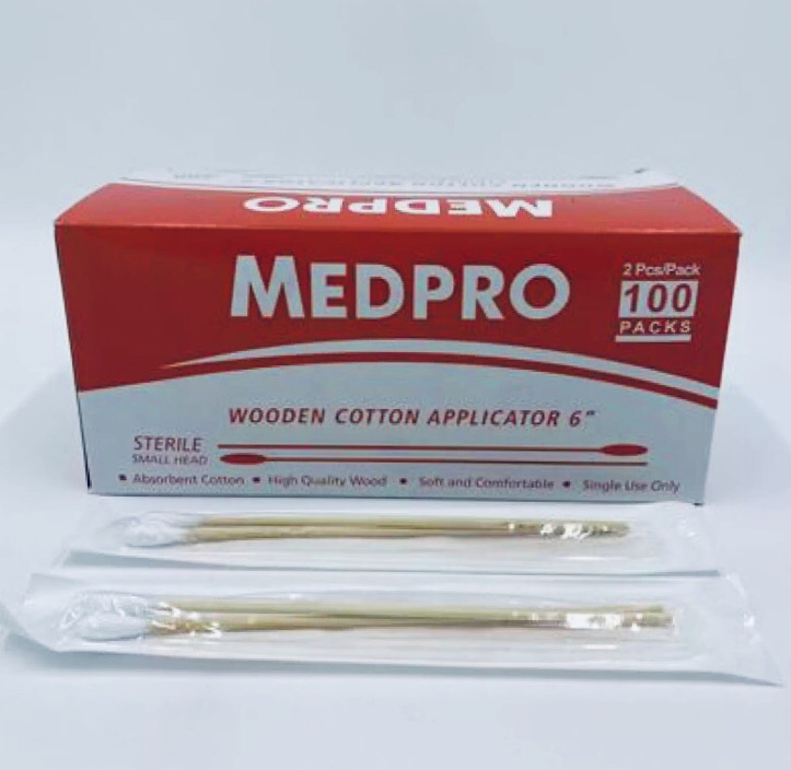 MedPro® MedPro Wood Cotton Tip Applicators 6 in - Non-Sterile