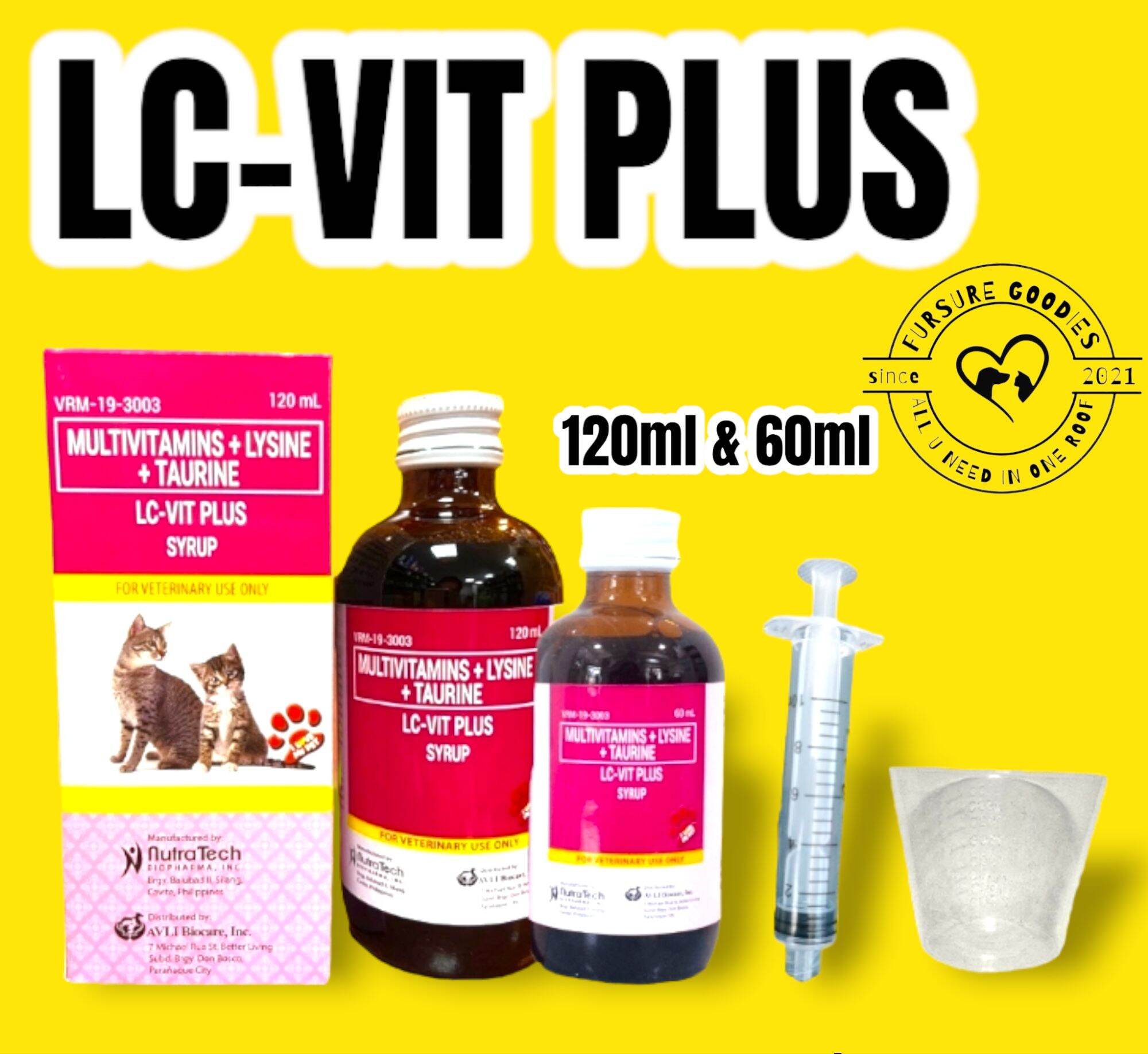 Lc Vit Plus Multivitamins for Cat 120ml & 60ml Lazada PH