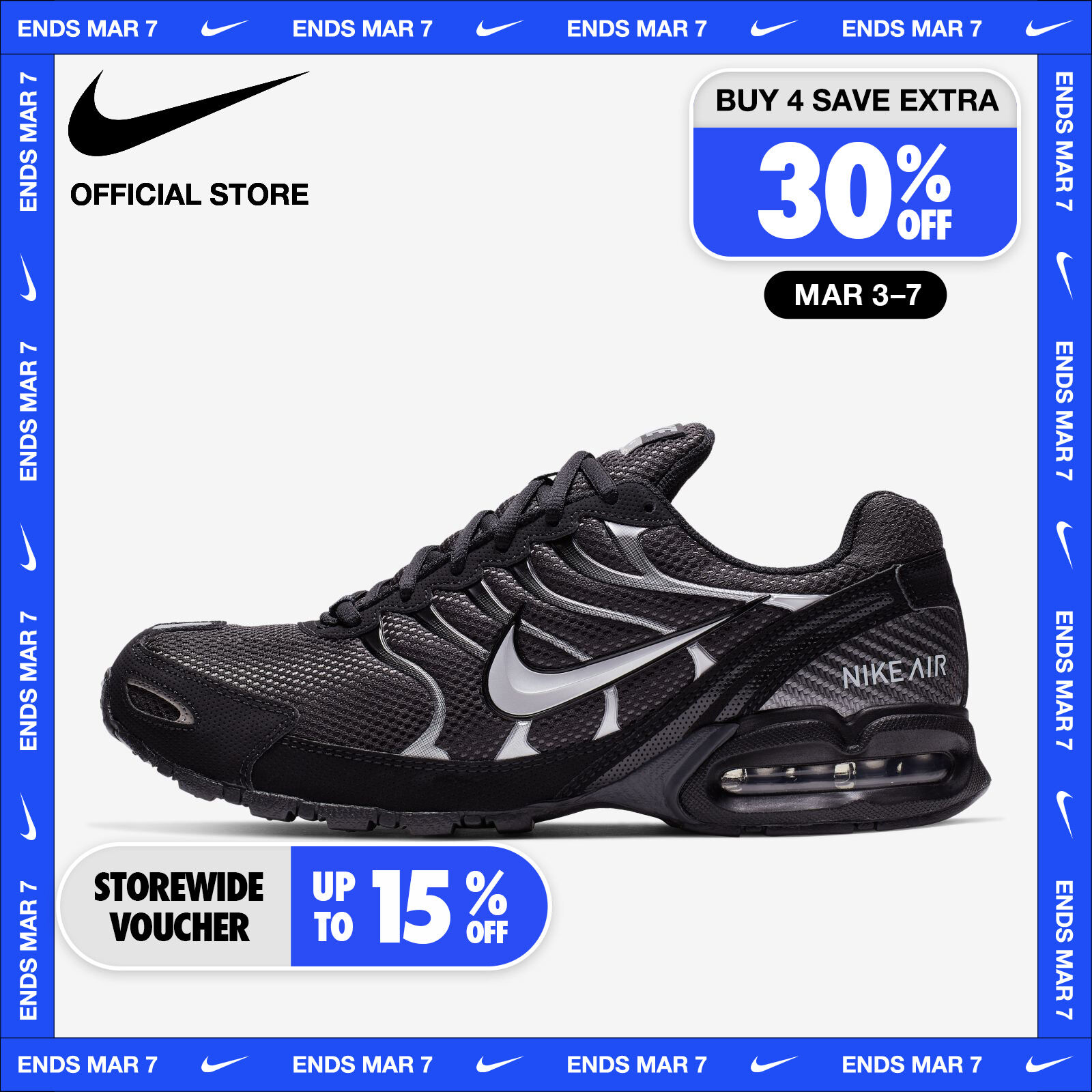 Nike air max torch 4 outlet black