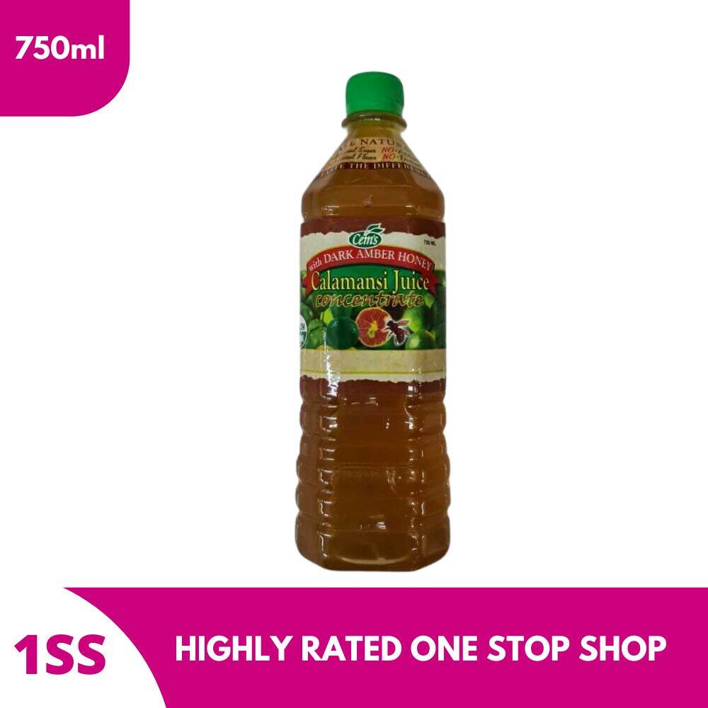 Cem's Calamansi Juice Concentrate with Dark Amber Honey, 750ml