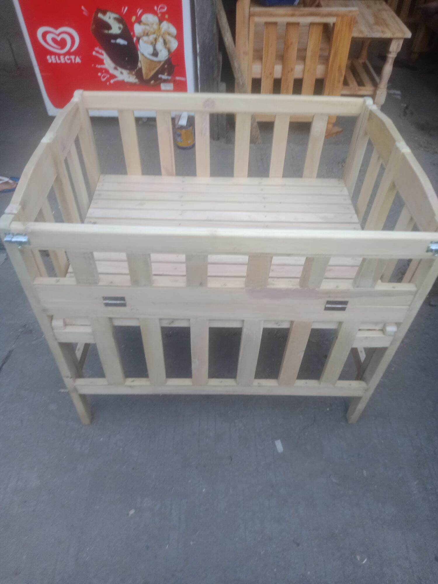 heavy duty foldable and adjustable wooden crib Lazada PH