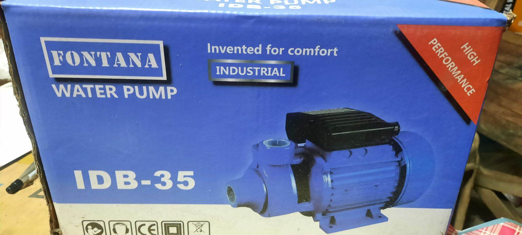 FONTANA WATER PUMP (JET BOOSTER) 0.5HP MODEL IDB35 220V60Hz 35L/min
