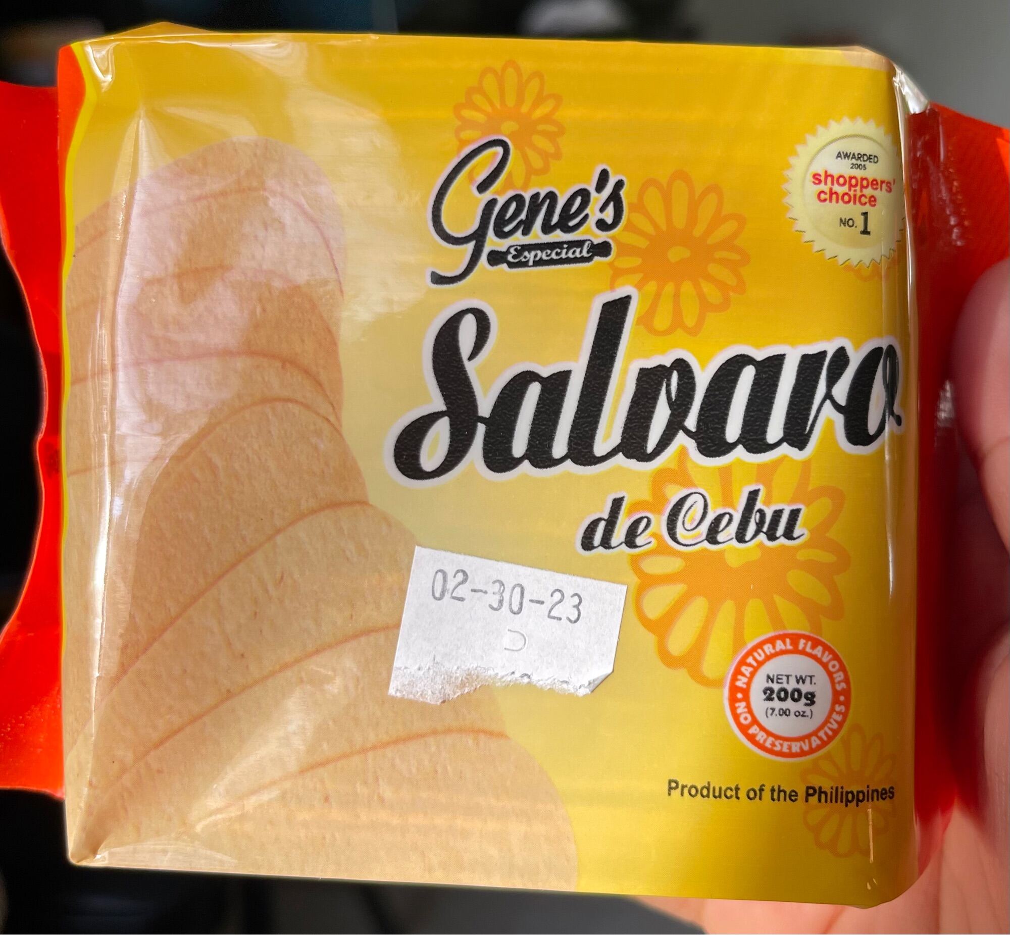 Gene’s Salvaro de Cebu 200 grams | Lazada PH