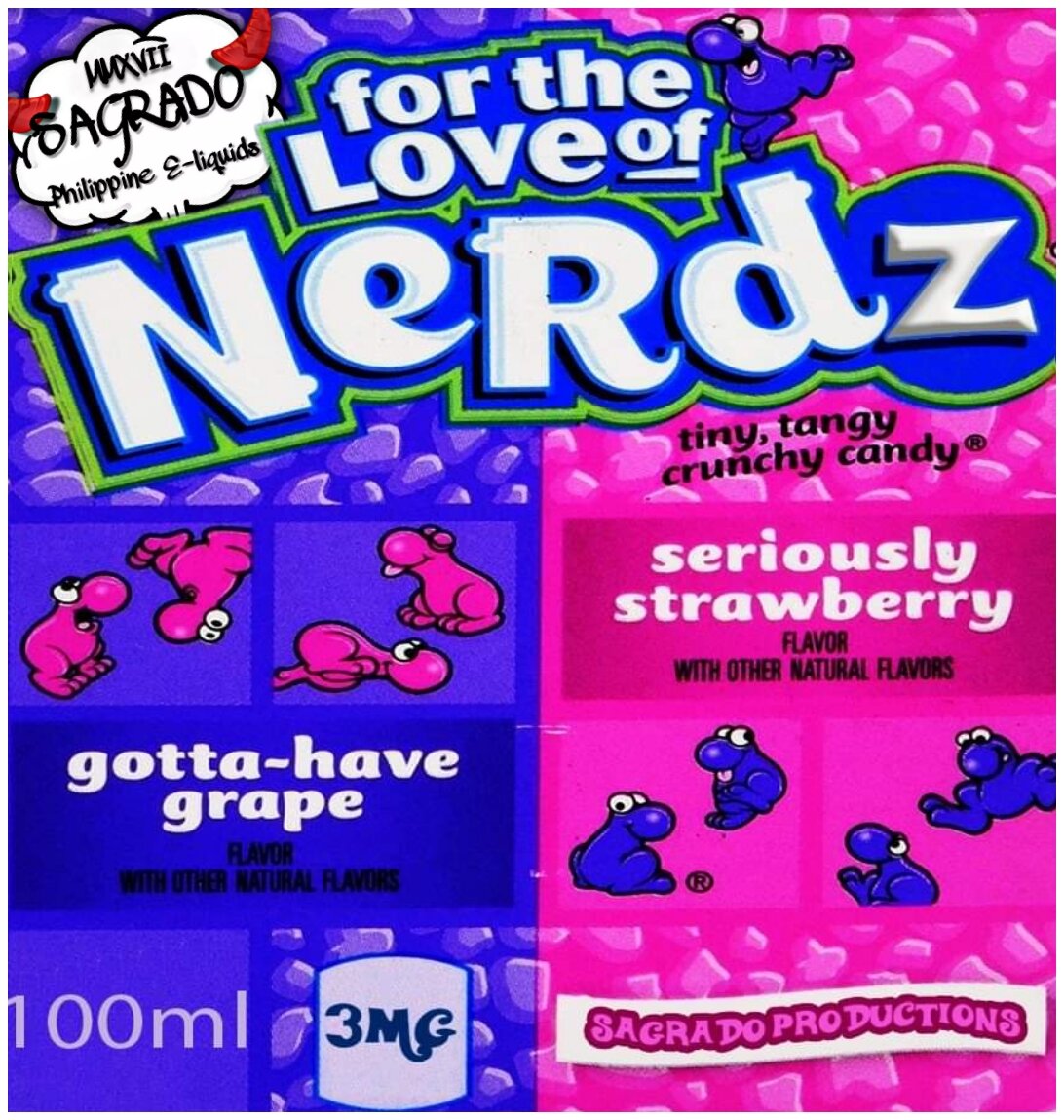 Wonka Nerds Grape & Strawberry 46.7 g