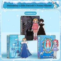 TANGJIUGONG | Elsa Princess 3D Transformative Stickers Quiet Book