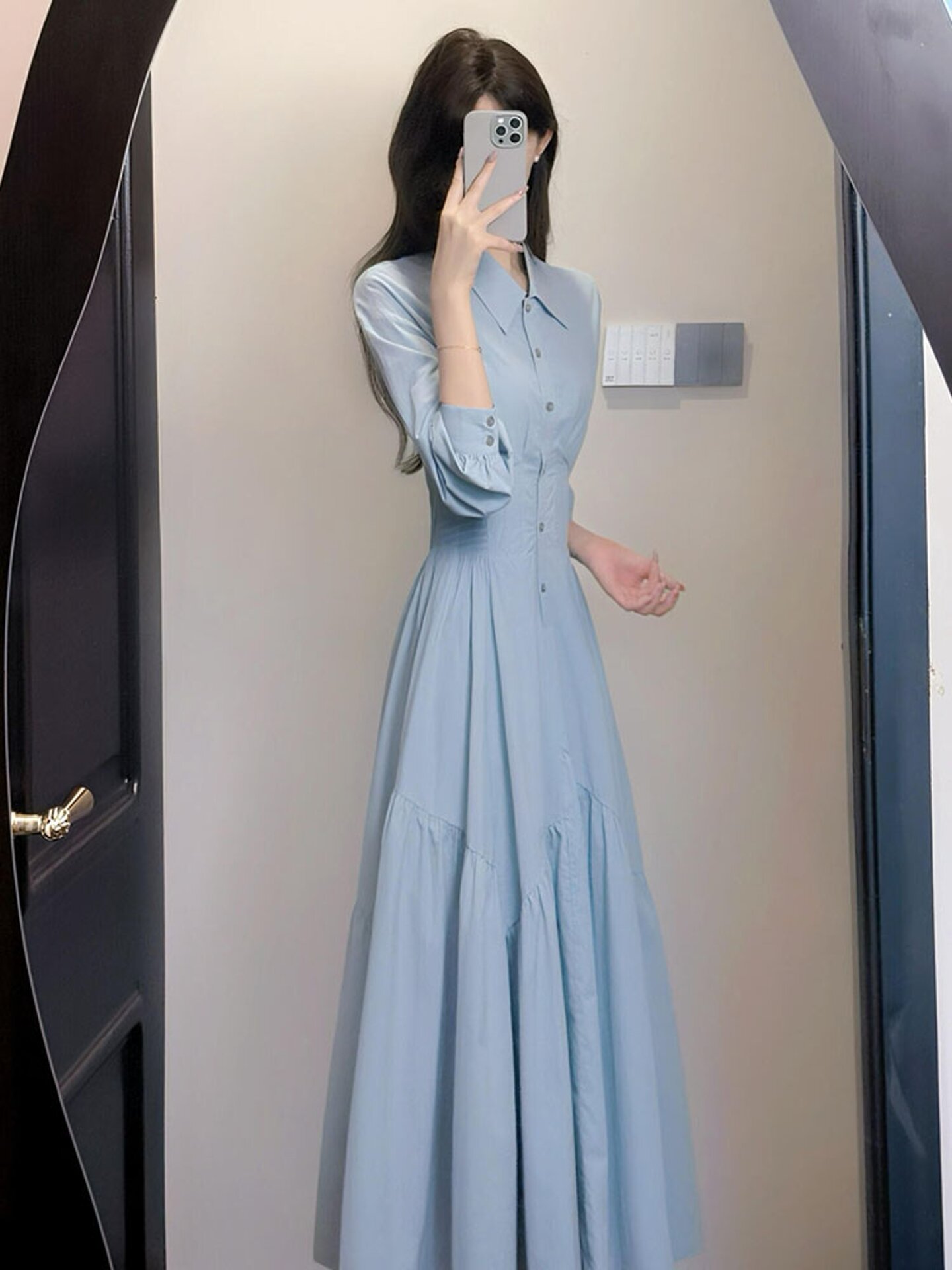 Shop Formal Dress Elegant Light Blue Online with Best Discounts and Low Prices