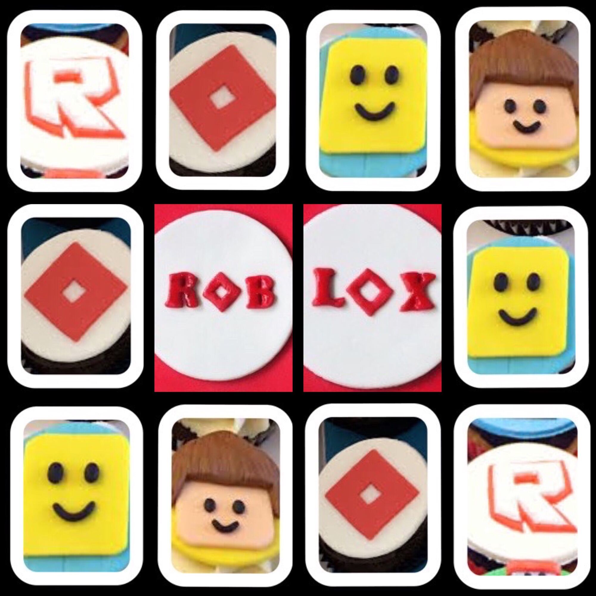 Roblox Logo 228-674 Cupcake Topper