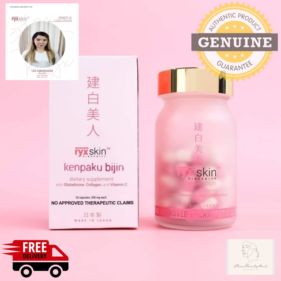 RYXSKIN KENPAKU BIJIN GLUTATHIONE & COLLAGEN CAPSULE | Lazada PH