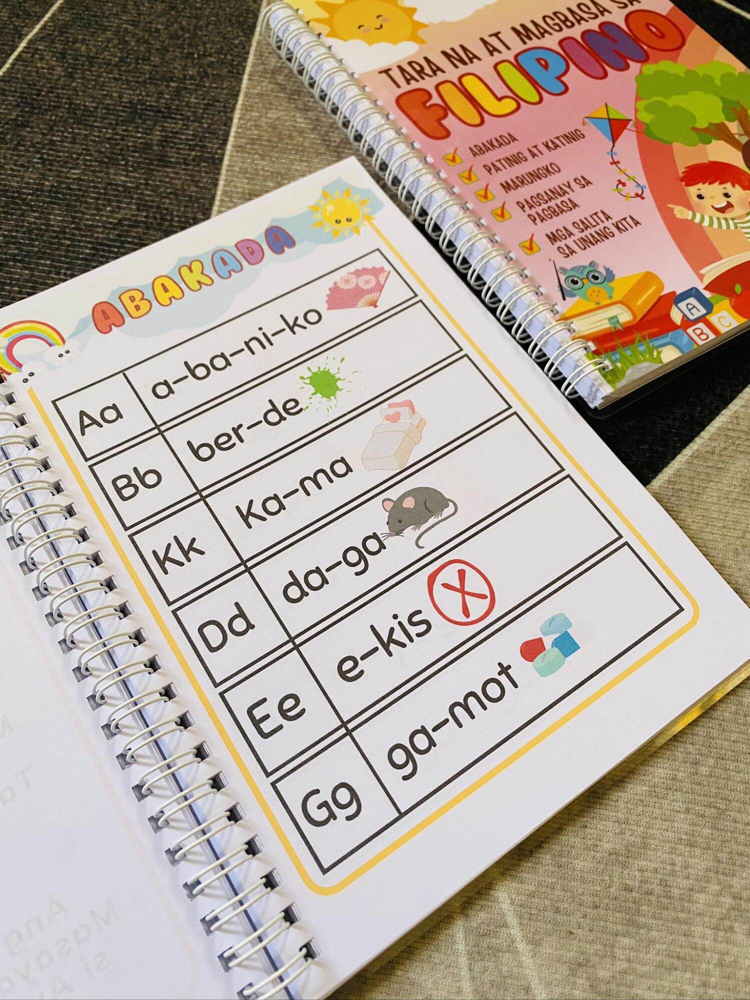 Tara na at Magbasa Filipino Reading Book (Marungko, Abakada, etc.). 