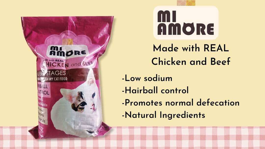 Mi Amore Cat Food 2 kg Repacked Healthy Low sodium UTI maintenance natural ingredients Chicken and beef Lazada PH