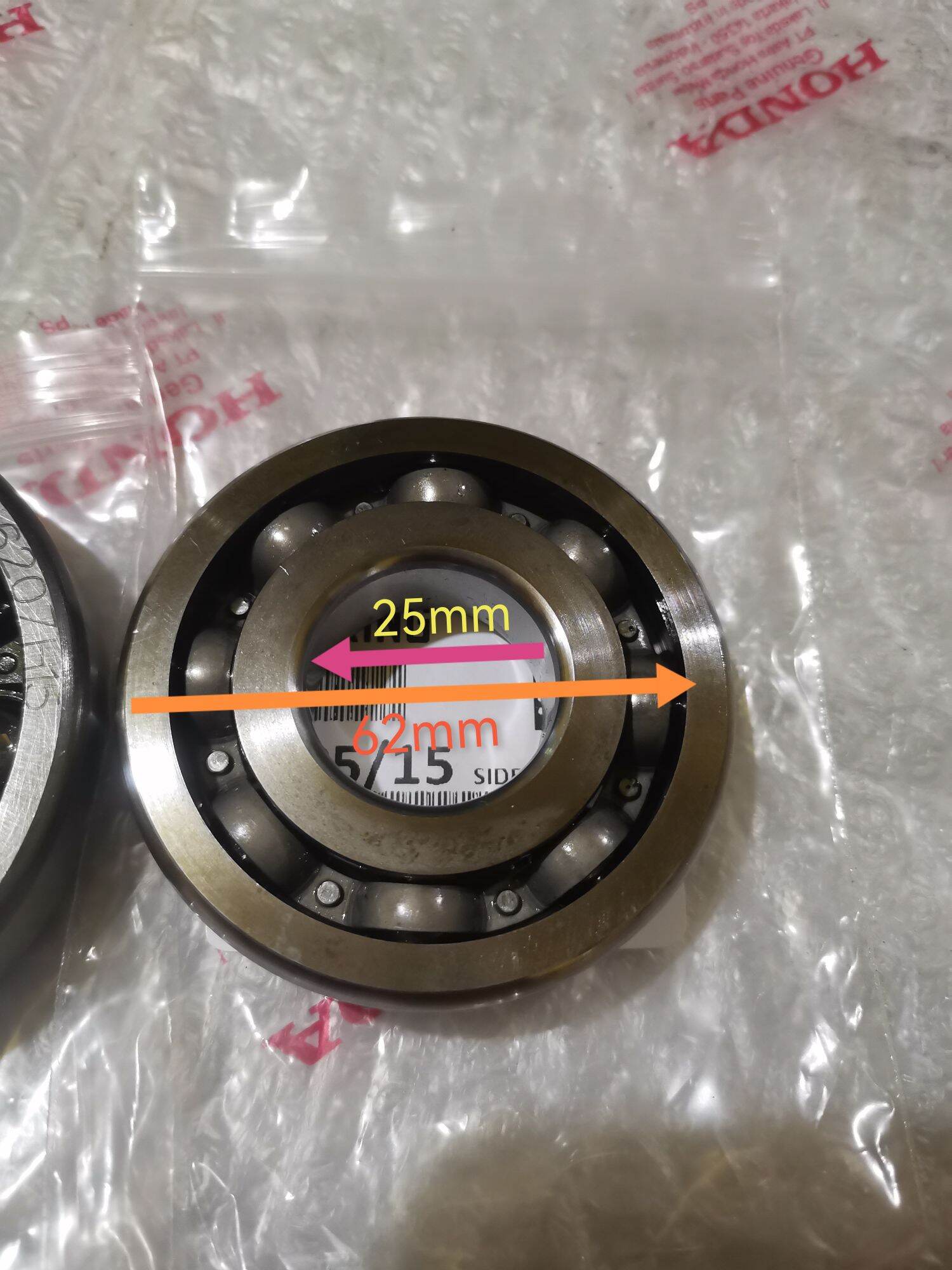 CRANKSHAFT BEARING FOR HONDA CLICK 125 i150i (left and right) Lazada PH