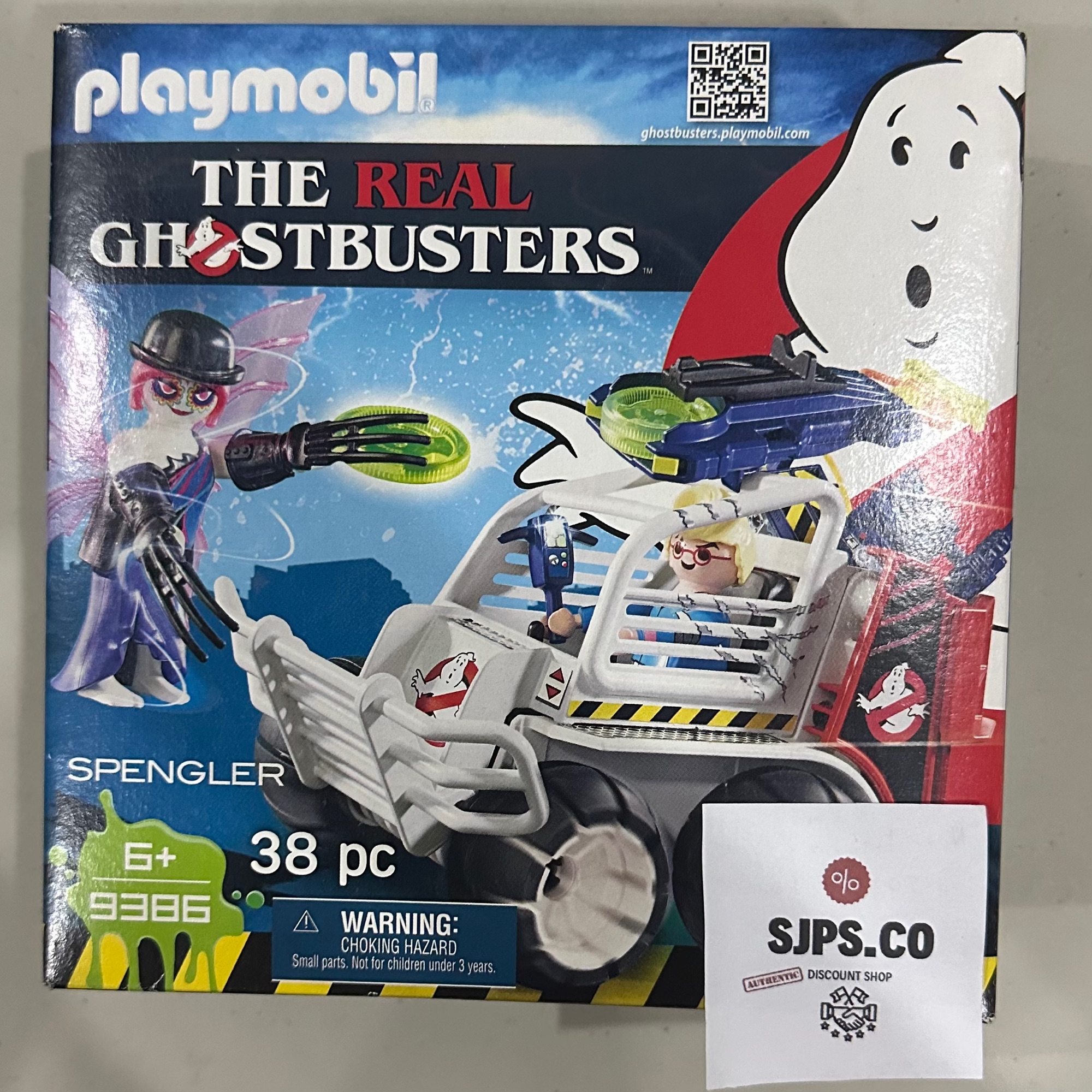 PLAYMOBIL The Real Ghostbusters Spengler with Cage Car