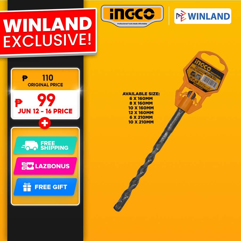 Ingco By Winland Double Flute Sds Plus Hammer Drill Sold Per Piece Ing Ht Lazada Ph