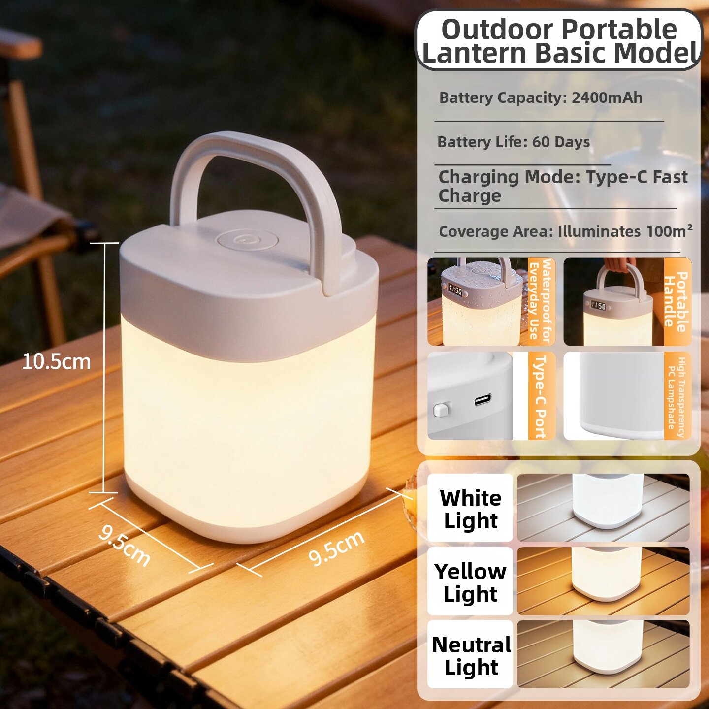 Xlys | Ultra-Bright Long-Lasting Emergency Outdoor Lighting Ambience Camp Light