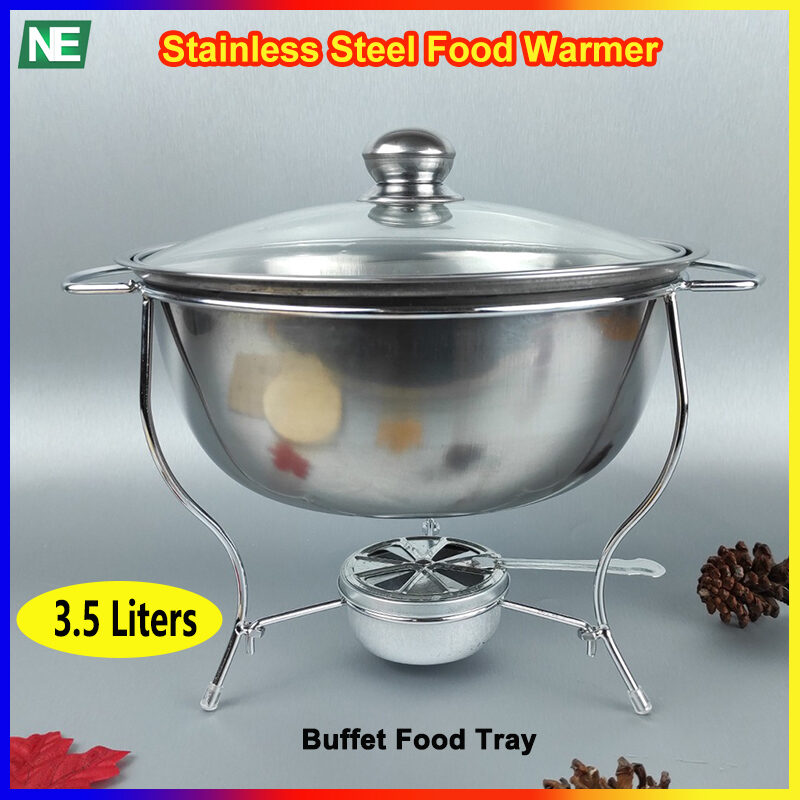 Stainless Steel Buffet Chafing Dish with Cover, 3.5L