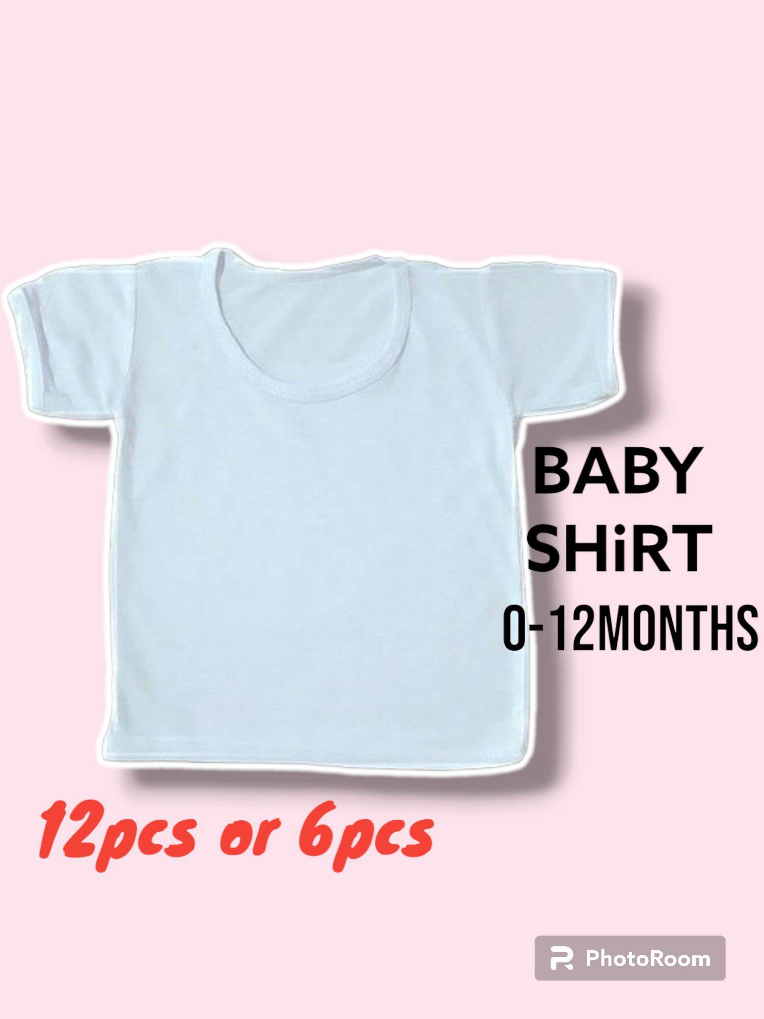 12pcs or 1dozen shirts babies unisex newborn 0-12months