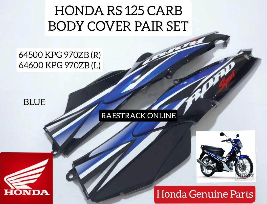 HONDA RS 125 BODY COVER PAIR SET BLUE Blue Motorcycle Accessory