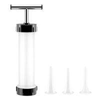 Household Hand Push Sausage Maker With 3 Filler Nozzle Multi-Purpose Efficient Hot Dogs Maker For Home Kitchen Sage Maker Tool