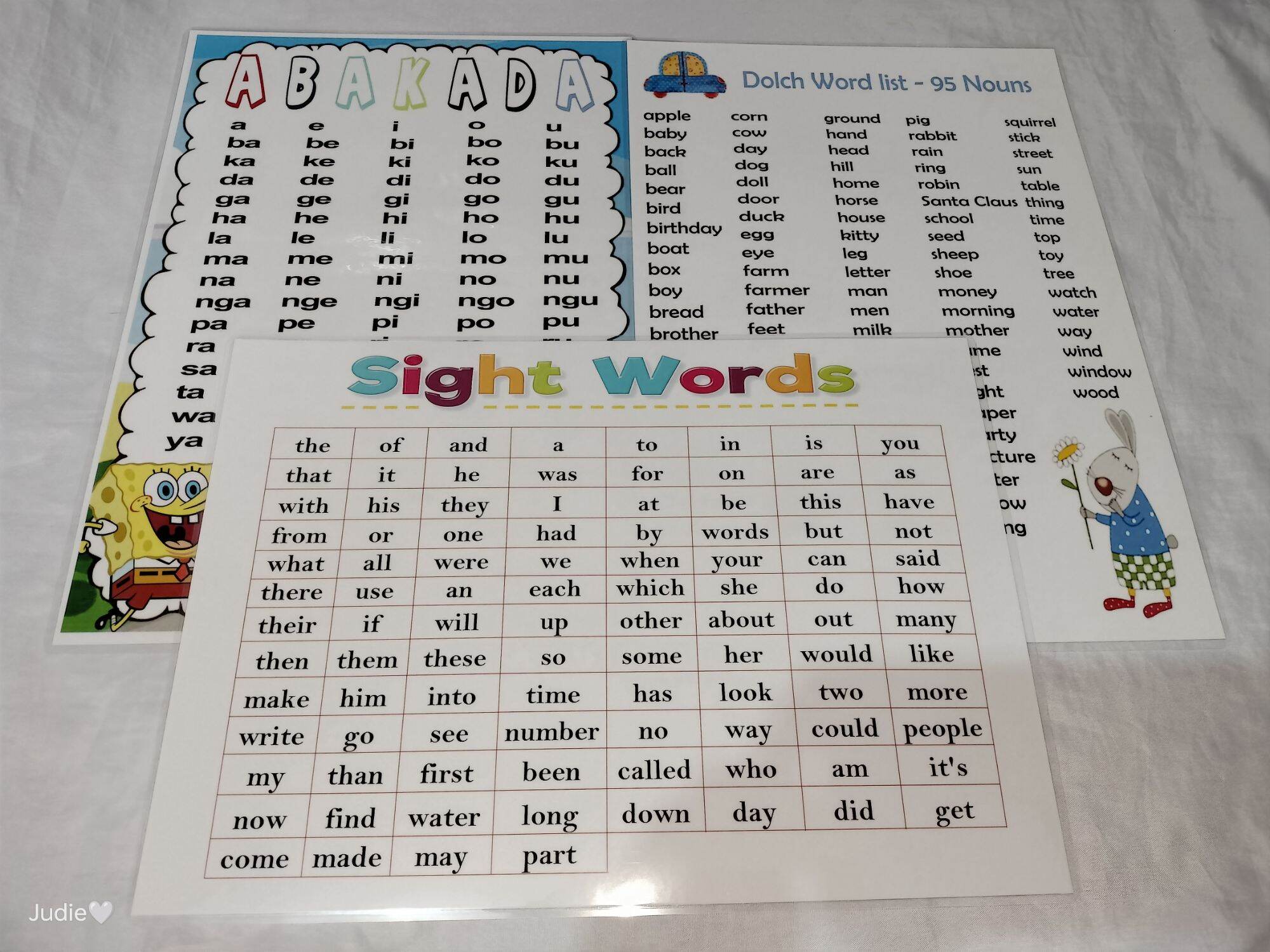 Multiplication table Kids learning materials. 