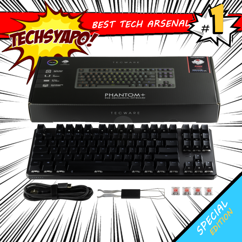 TECWARE PHANTOM 87+ TKL MECHANICAL KEYBOARD