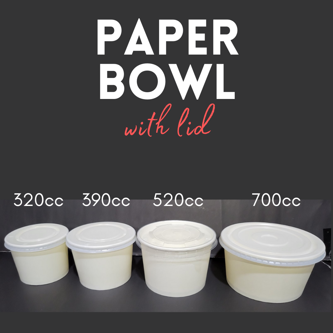 Small disposable paper best sale bowls