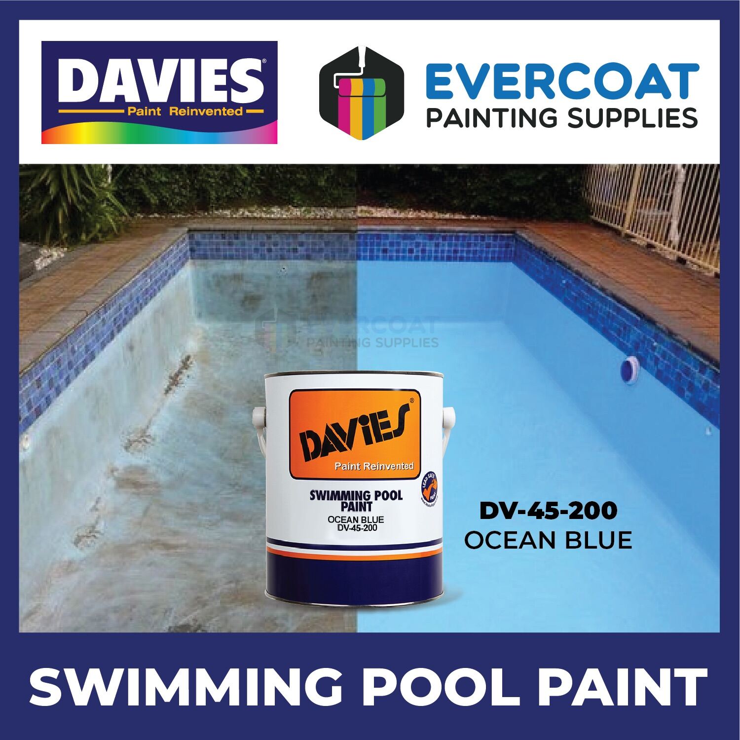 swimming pool paint color